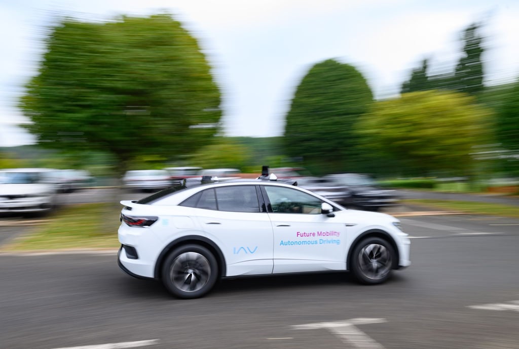 Bei der Präsentation in Dorfhain wurde ein Testfahrzeug vorgeführt.