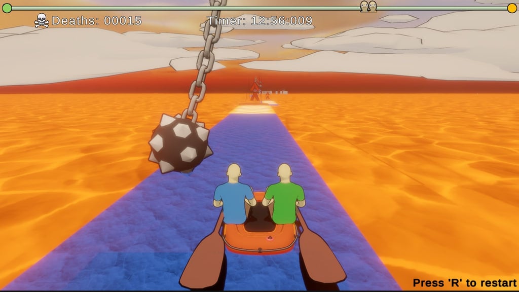 So spaßig kann Frust sein: Das Koop-Spiel Spiel „Paddle Paddle Paddle“ stellt Freundschaften auf die Probe.