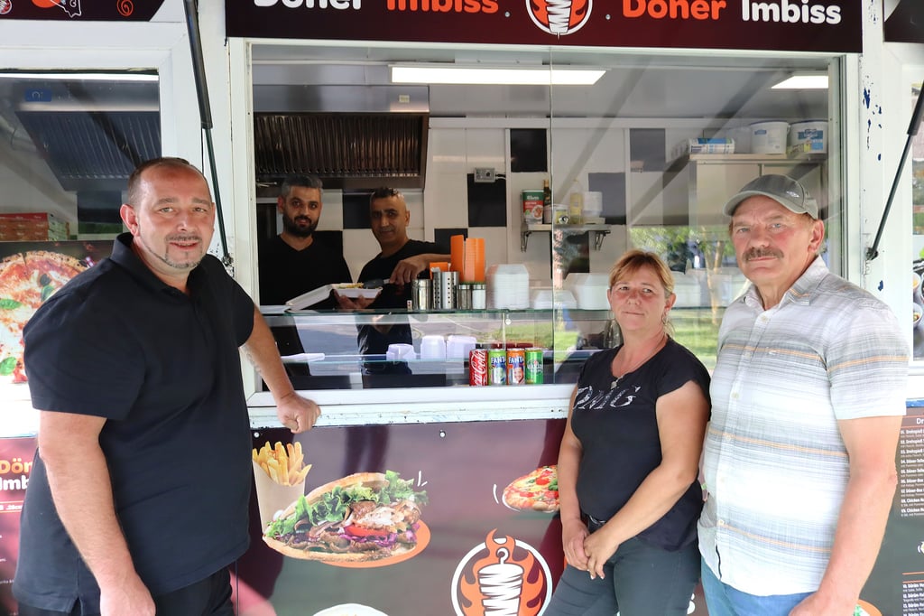 Mirco Sticke (von links), Kamiran Said Abbas, Candy Krallemann und Hans-Jürgen Korn.
