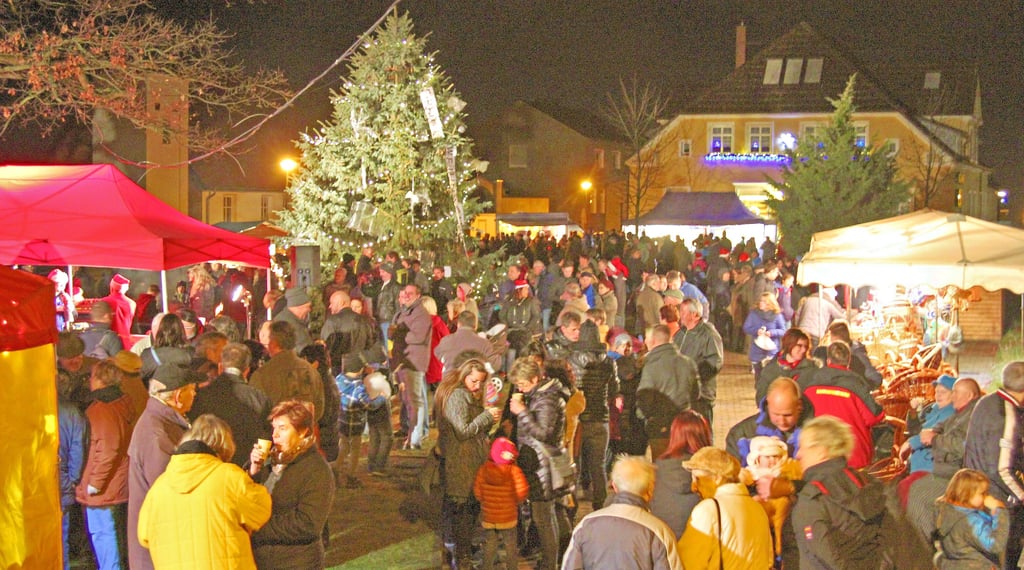 So schön war der Weihnachtsmarkt in Möckern-Lühe. Nun soll die Veranstaltung umziehen.