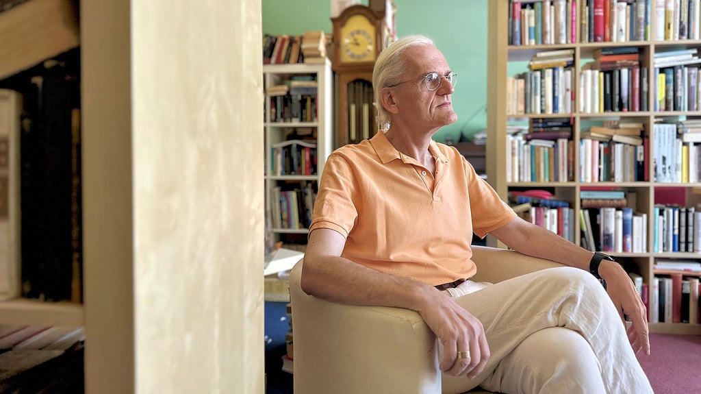 Für den Buchhändler Peter Theiß aus Biederitz erwies sich das eingezogene Post-Geschäft als lebensbedrohlich. Er musste ins Krankenhaus und sagt nun: „Nie wieder“.