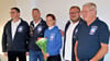 Der neue Vorstand des HKC: Präsident Alexander Gräper (2.v.l.), Melanie Mäder, Swen Wäsch (2.v.r.), Jürgen Wolf und Hagen vom Schloß (links).