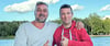 Dennis Proft (rechts) mit seinem Lebensretter Danny Weber an Bord der Queen Arendsee. 