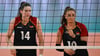 Lena Stigrot (r.) scheiterte beim Matchball knapp.