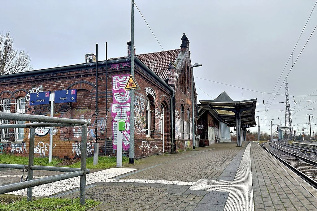 Der Jugendclub in Biederitz befindet sich am Bahnhof.