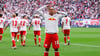 Torjubel von Xavi Simons gegen den VfB Stuttgart.