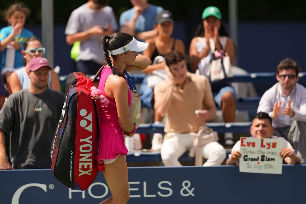 Die US Open enden für Eva Lys mit einer Aufgabe in der zweiten Runde.