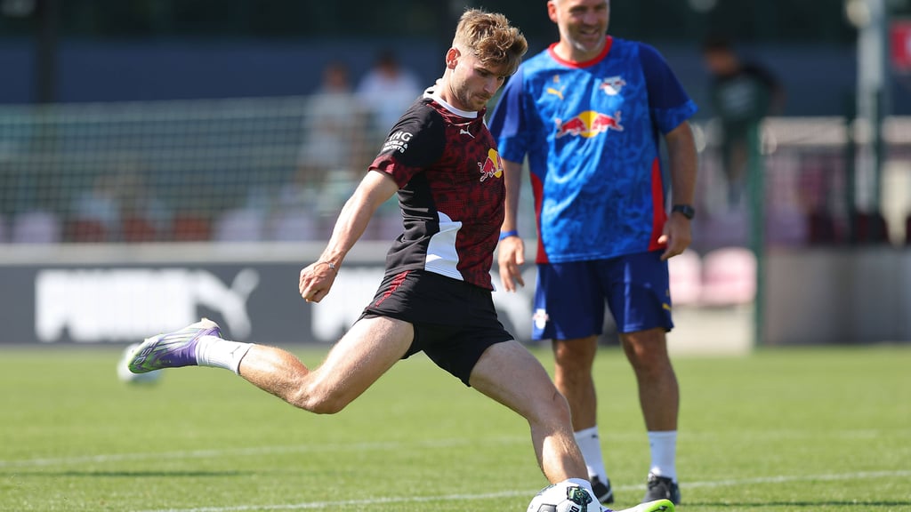 Zurück zu alter Stärke? Timo Werner im Training