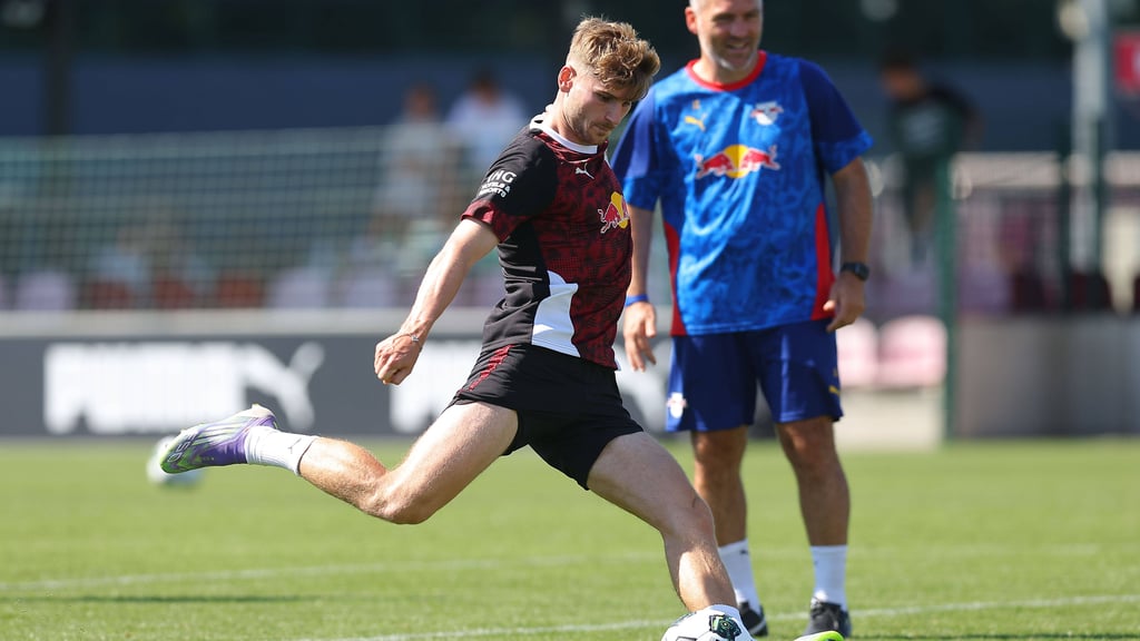 Zurück zu alter Stärke? Timo Werner im Training