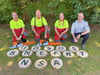 Die neuen Waldarbeiter-Azubis des Bundesforstbetriebes Nördliches Sachsen-Anhalt (von links): Malte Behnisch, Julian D’Alessandro und Josephine Tornow. Rechts Jan Bley, der als neuer Sachbearbeiter eingestellt wurde.