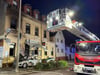 Die Retter der Feuerwehr Bernburg wurden in der Nacht zu einem Brand im Gasthof Waldau gerufen. 