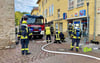 Feuerwehreinsatz am Halleschen  Turm in Köthen