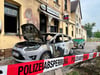 Schwerer Schaden vor und am "Gasthof Waldau" in Bernburg. 
