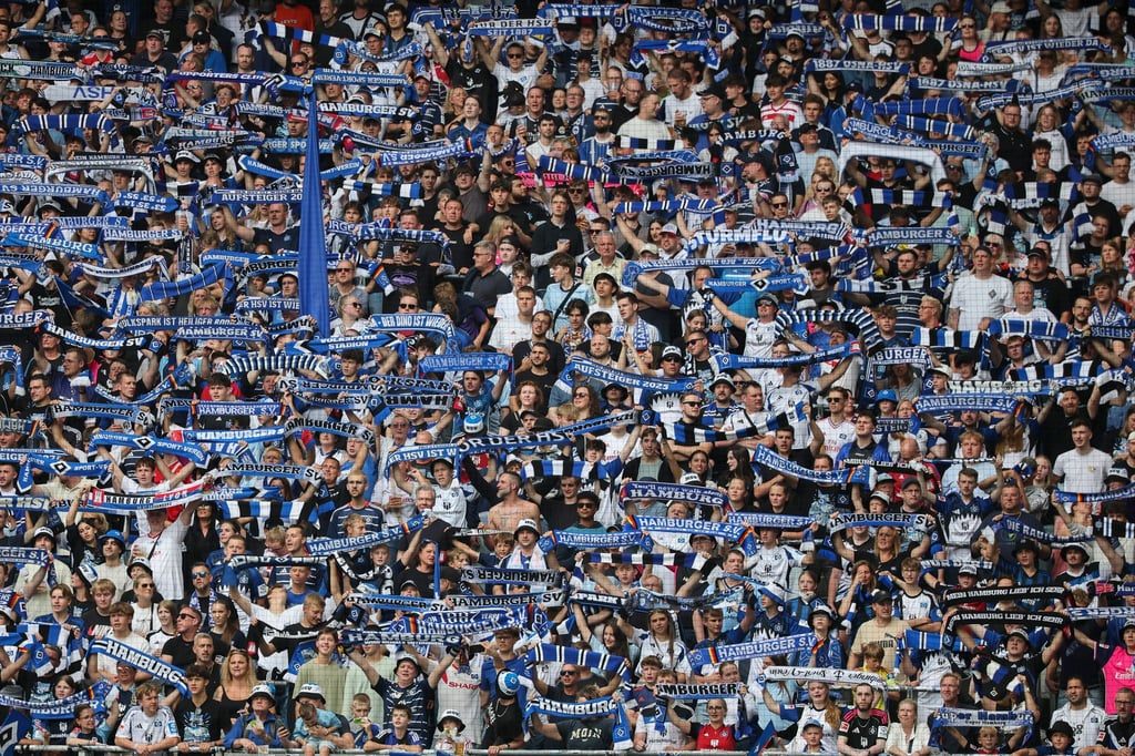 Fans des Hamburger SV.