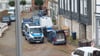 Drogenrazzia der Polizei  am 28. August im Stadtzentrum von Osterwieck (Harzkreis). 
