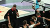 Die deutschen Basketballer wurden im Teamhotel geweckt.