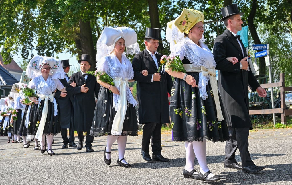 Bei dem Trachtenfest geht es besonders um wendische Bräuche. (Archivbild)