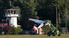 Mit dem Flugzeug sind zwei Männer am Samstag abgestürzt.