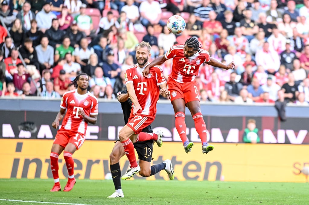 Serge Gnarby traf per Kopf zum 1:0 für den FC Bayern.