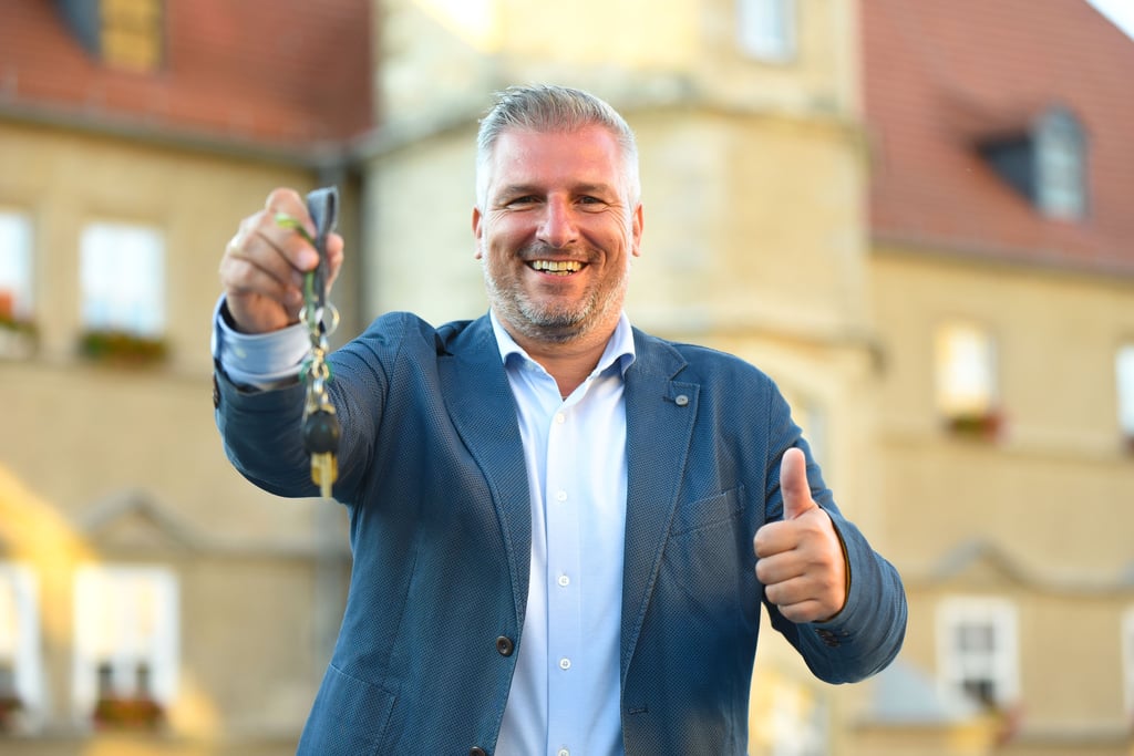 Der Rathausschlüssel bleibt bei Bürgermeister Andreas Marggraf.
