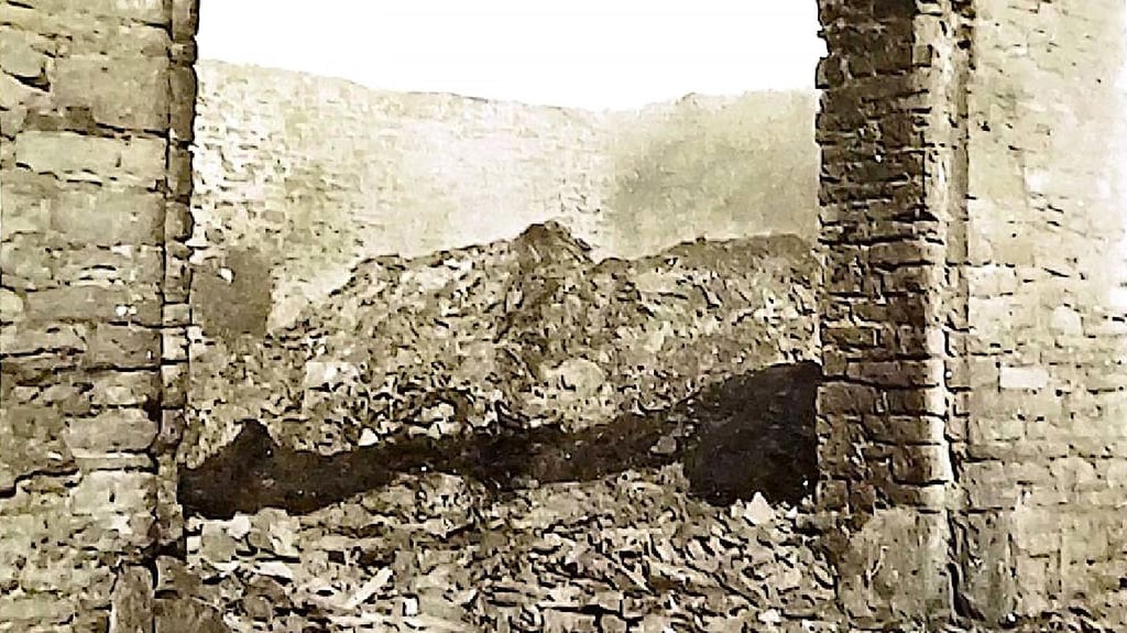 Was war die Ursache? Am 6. September 1933 brannte eine Scheune auf dem Gutshof Wendelstein bis auf die Grundmauern nieder.