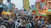 Rund eine halbe Million Menschen kamen in diesem Jahr zu dem Volksfest. (Archivbild)