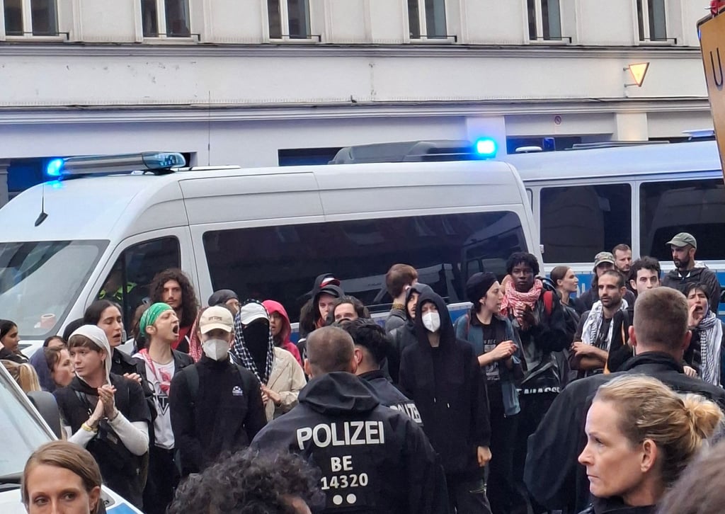 Die propalästinensische Versammlung am vergangenen Donnerstag, auf der es zu dem Zwischenfall kam, war nicht angemeldet worden. (Archivbild)
