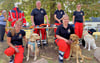 Die Rettungshundestaffel Magdeburg-Elbeland präsentierte sich.