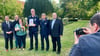 Gruppenfoto nach der Vergabes des Schönebecker Rathauspreises 2025.