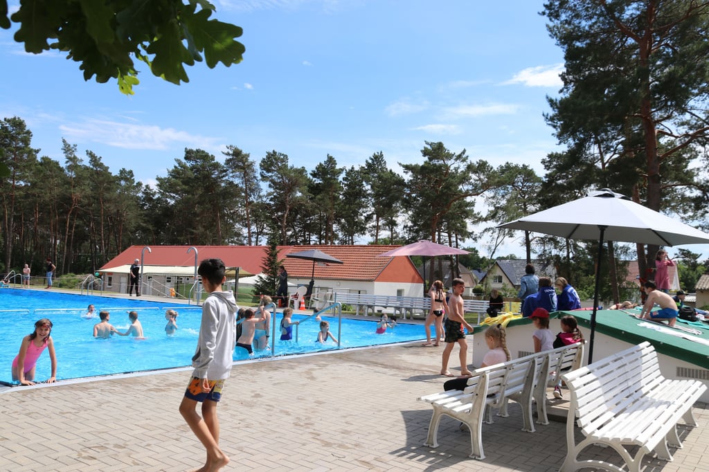 Das Freibad Möckern hat heute den letzten Tag der Saison.