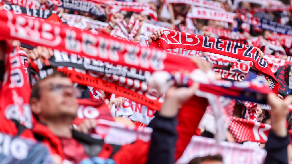 Fans von RB Leipzig.