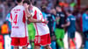 Diogo Leite (l) und Lucas Tousart werden in der aktuellen Saison nicht mehr gemeinsam im Union-Trikot auflaufen