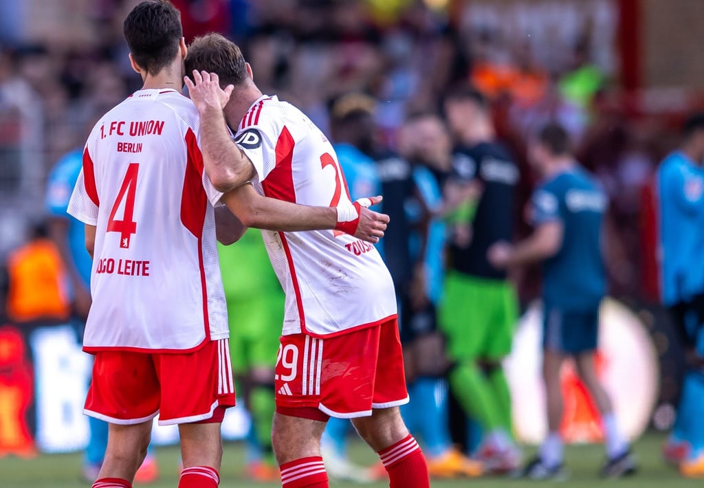 Diogo Leite (l) und Lucas Tousart werden in der aktuellen Saison nicht mehr gemeinsam im Union-Trikot auflaufen