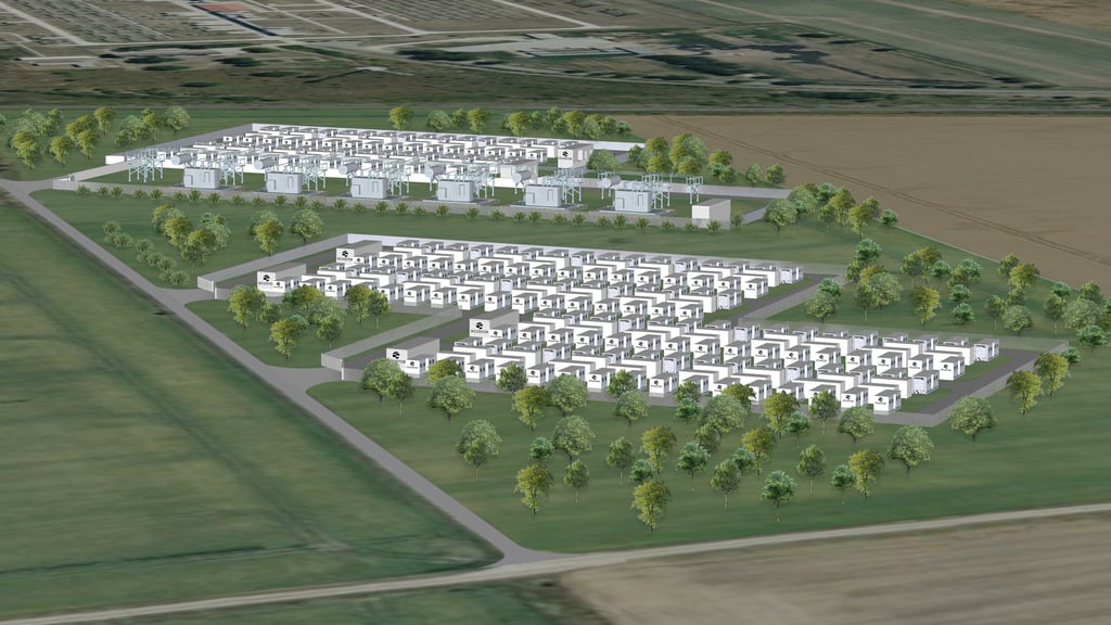 Die Ecostor-Planzeichnung für den Standort Förderstedt.