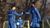 Samuel Loric (l.) und Patric Pfeiffer kamen beide am letzten Transfertrag zum 1. FC Magdeburg.