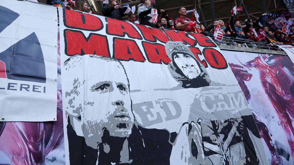 Marco Rose wurde von den Fans von RB Leipzig geehrt.