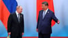 Sehen sich als Verbündete: Xi und Putin.
