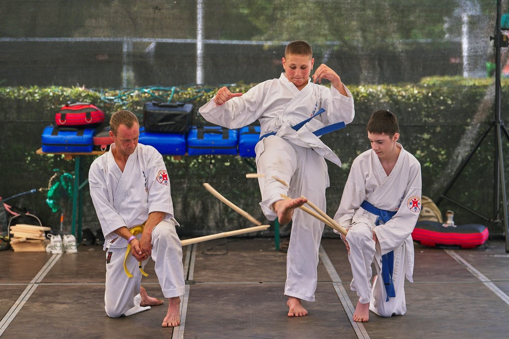 Die Karate Abteilung des HSC "Shinchido".