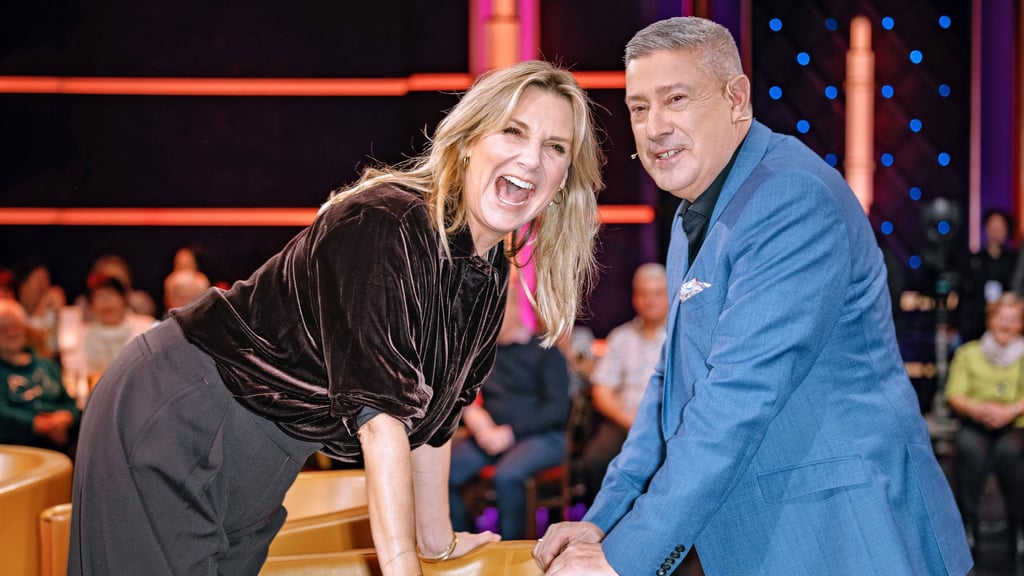 Joachim Llambi und Kim Fisher moderieren gemeinsam die Sendung "Riverboat" am Freitag, dem 5. September 2025, im MDR.