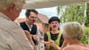 Die Compagnie Lapapdou aus Salzwedel trat beim Kartoffelfest in Dahlen auf.