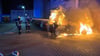 Pkw-Brand am Montagmorgen am Neustädter Platz in Köthen