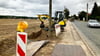 Die Mitnetz Strom verlegt am Landgraben neue Leitungen. Dafür mussten Bäume gefällt werden. 