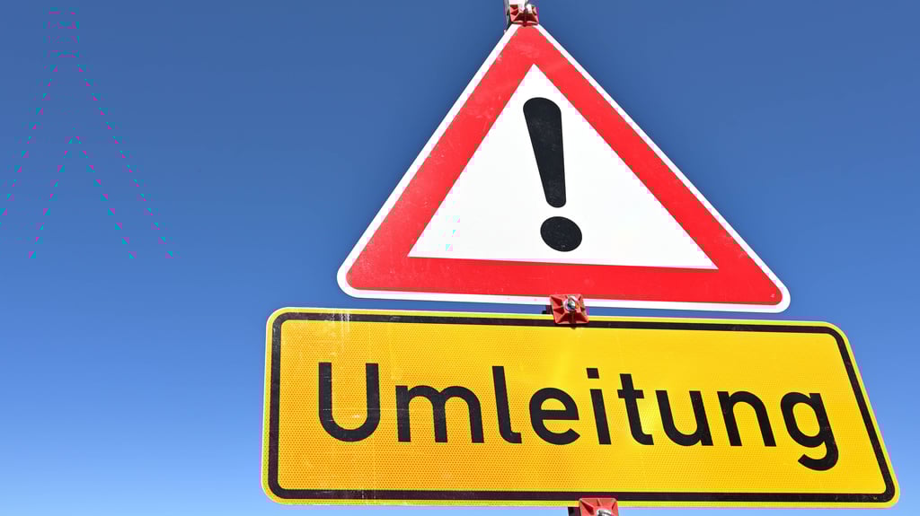Autofahrer müssen auf der L135 und L138 mit Behinderungen rechnen.