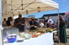 Fest zum zehnjährigen Jubiläum der Gemeinschaftsunterkunft Oschersleben. Ein Höhepunkt Feier war das interkulturelle Buffet.