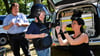 Einmal in die Rolle eines Polizisten schlüpfen und die eigene Mutter verhaften, das war beim Steckbyer Kinderfest möglich.