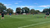 Das Trainingsspiel zwischen Profis und Reserve am Montag beim 1. FC Magdeburg.