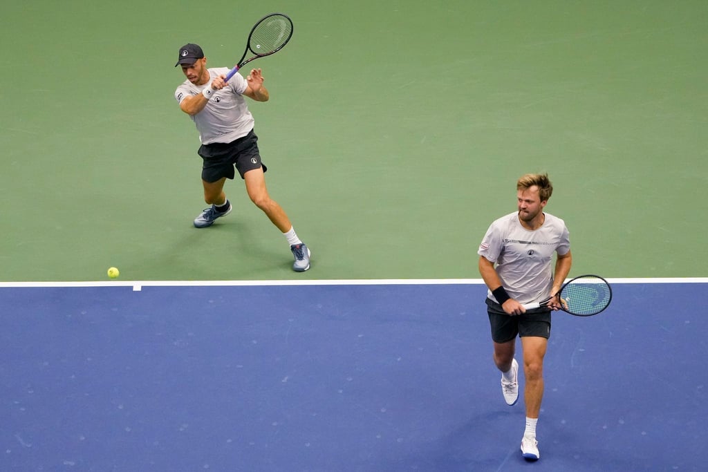 Pütz (l) und Krawietz (r) standen voriges Jahr bei den US Open im Endspiel - diesmal ist im Achtelfinale Schluss.