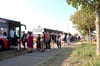 Vom Parkplatz Nord in Havelberg fahren ab Donnerstag, 4. September 2025, Busse direkt aufs Festgelände des Pferdemarktes.
