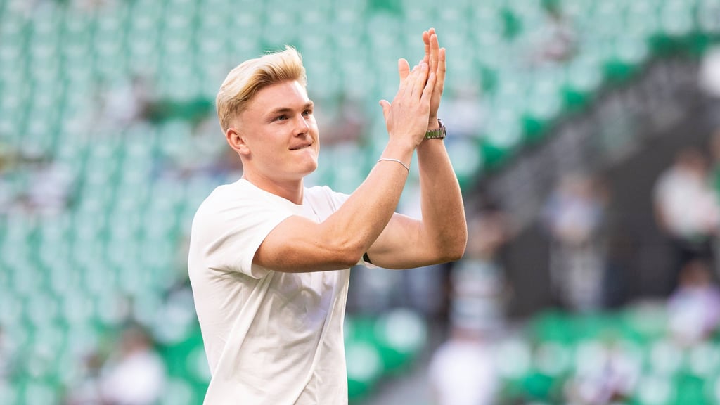 Conrad Harder wechselt von Sporting Lissabon zu RB Leipzig und ersetzt dort Lois Openda im Sturm.