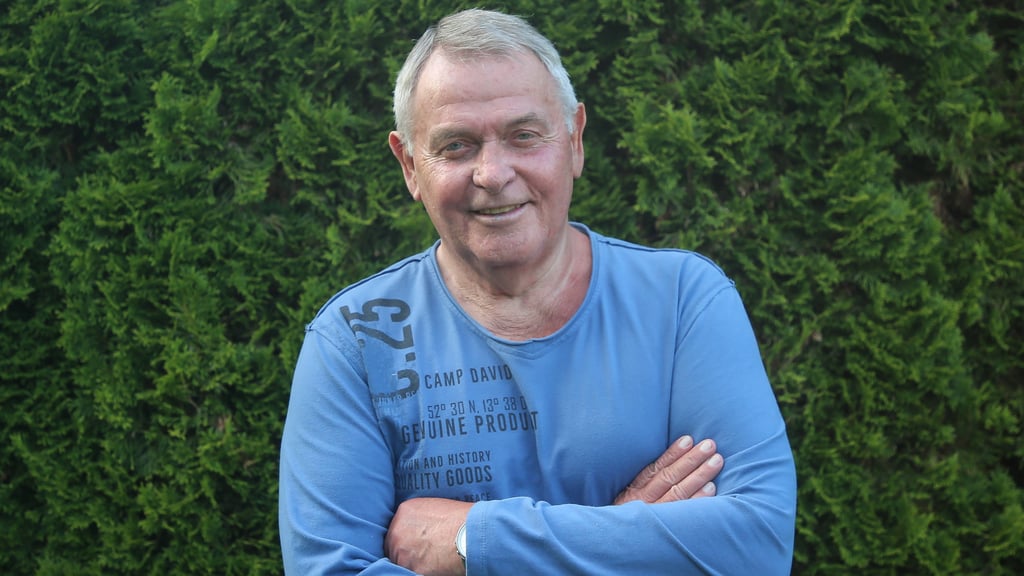 SCM-Urgestein Lothar Noack – hier beim Ehemaligentreffen 2021 – feiert am Sonnabend seinen 80. Geburtstag.